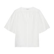 Witte Casual Fit Blouse Marc O'Polo , White , Dames