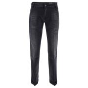 Slim-fit Jeans PT Torino , Black , Heren