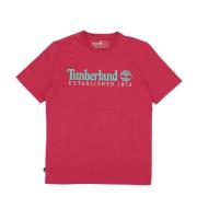 Levendige W EST 1973 Tee Timberland , Pink , Dames