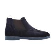 Blauw Suède Chelsea Boot Magnanni , Blue , Heren