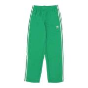 Zilver Metallic Groene Wide Trackpants Adidas , Green , Heren