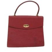 Pre-owned Leather louis-vuitton-bags Louis Vuitton Vintage , Red , Dam...