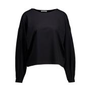 Tijdloos Zwart Ronde Hals Sweater Drykorn , Black , Dames