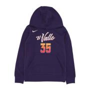 NBA Club Hoodie Kevin Durant Original Nike , Purple , Heren