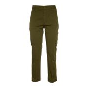 Slim-fit Trousers Dondup , Green , Dames