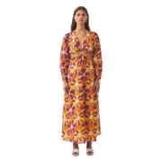 Cut-out maxi jurk Alicia Antik Batik , Multicolor , Dames