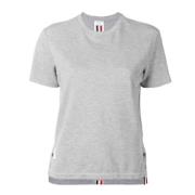 Stijlvolle T-shirts en Polos Thom Browne , Gray , Dames