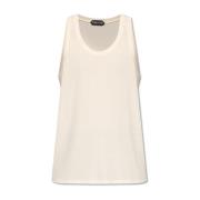 Geribbelde top Tom Ford , Beige , Heren