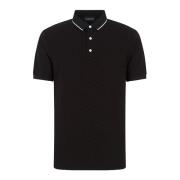 Polo Shirts Emporio Armani , Black , Heren