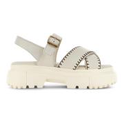 Flat Sandals Hogan , Beige , Dames