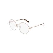 Glasses Alexander McQueen , Beige , Unisex