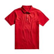 Rode T-shirts en Polos Fay , Red , Heren