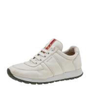 Pre-owned Canvas sneakers Prada Vintage , White , Dames