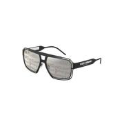 Matte Black Zonnebril Dolce & Gabbana , Black , Unisex