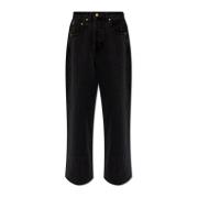 Jeans met wijde pijpen Jacquemus , Black , Dames