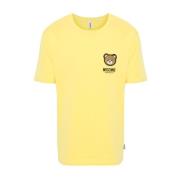 T-Shirts Moschino , Yellow , Heren