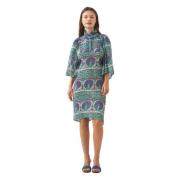 Jurk Tala Antik Batik , Blue , Dames