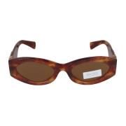 Stijlvolle zonnebril Miu Miu , Brown , Dames