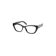 Zwarte Frame Damesbril Prada , Black , Dames
