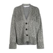 Cardigans Off White , Gray , Dames