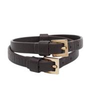 Pre-owned Leather belts Carolina Herrera Pre-owned , Brown , Dames