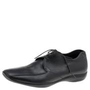 Pre-owned Leather flats Prada Vintage , Black , Dames