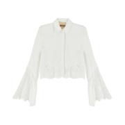 Witte Kant Shirt Aniye By , White , Dames