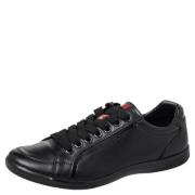 Pre-owned Leather sneakers Prada Vintage , Black , Dames