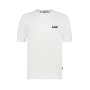 Athletic Branded Chest T-Shirt Balr. , White , Heren