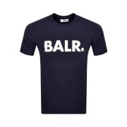 Straight T-Shirt Balr. , Blue , Heren