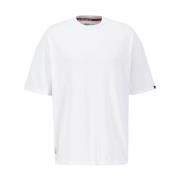 T-Shirts Alpha Industries , White , Heren