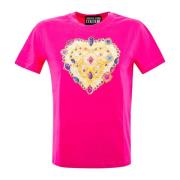 T-Shirts Versace Jeans Couture , Yellow , Dames