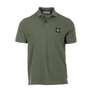 Slim Fit Polo Shirts Collectie Stone Island , Green , Heren