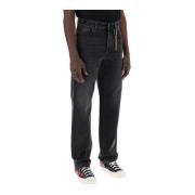 Straight Jeans Darkpark , Black , Heren