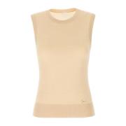 Sleeveless Tops Chloé , Beige , Dames