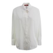 Witte Shirt voor Vrouwen Max Mara Studio , White , Dames