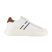 Witte leren sneakers Hogan , White , Heren