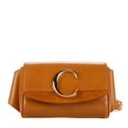 Pre-owned Leather crossbody-bags Chloé Pre-owned , Brown , Dames