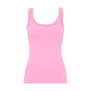 Mouwloze Top Frida Rib Tim & Simonsen , Pink , Dames