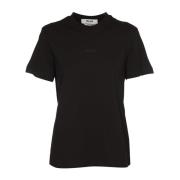 Zwarte T-shirts en Polos Msgm , Black , Dames