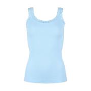 Mouwloze Top Frida Rib Tim & Simonsen , Blue , Dames