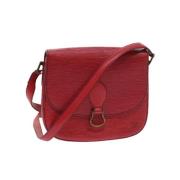 Pre-owned Leather louis-vuitton-bags Louis Vuitton Vintage , Red , Dam...