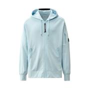 Starlight Blauwe Zip-Up Hoodie C.p. Company , Blue , Heren