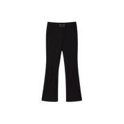 Wide Trousers Twinset , Blue , Dames