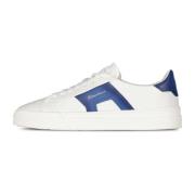 Double Buckle Sneaker Santoni , White , Heren