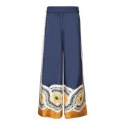 Wide Trousers La DoubleJ , Blue , Dames