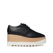 Kristal Ster Platform Oxfords Stella McCartney , Black , Dames