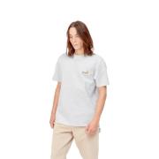 T-Shirts Carhartt Wip , Gray , Heren