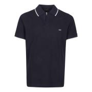 Stretch Polo Shirt voor Mannen Fay , Blue , Heren