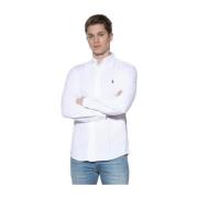 Klassieke Overhemd Ralph Lauren , White , Heren